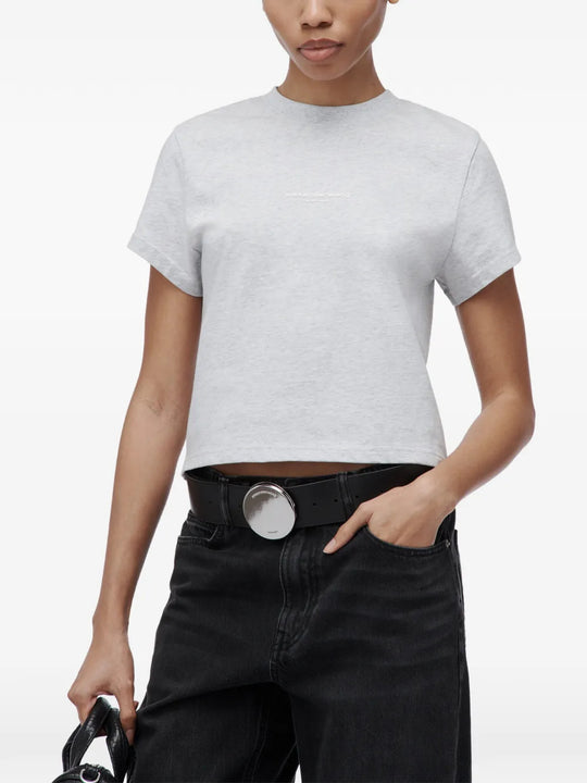 White t-shirt, front view