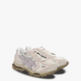 Pink sneakers, side view