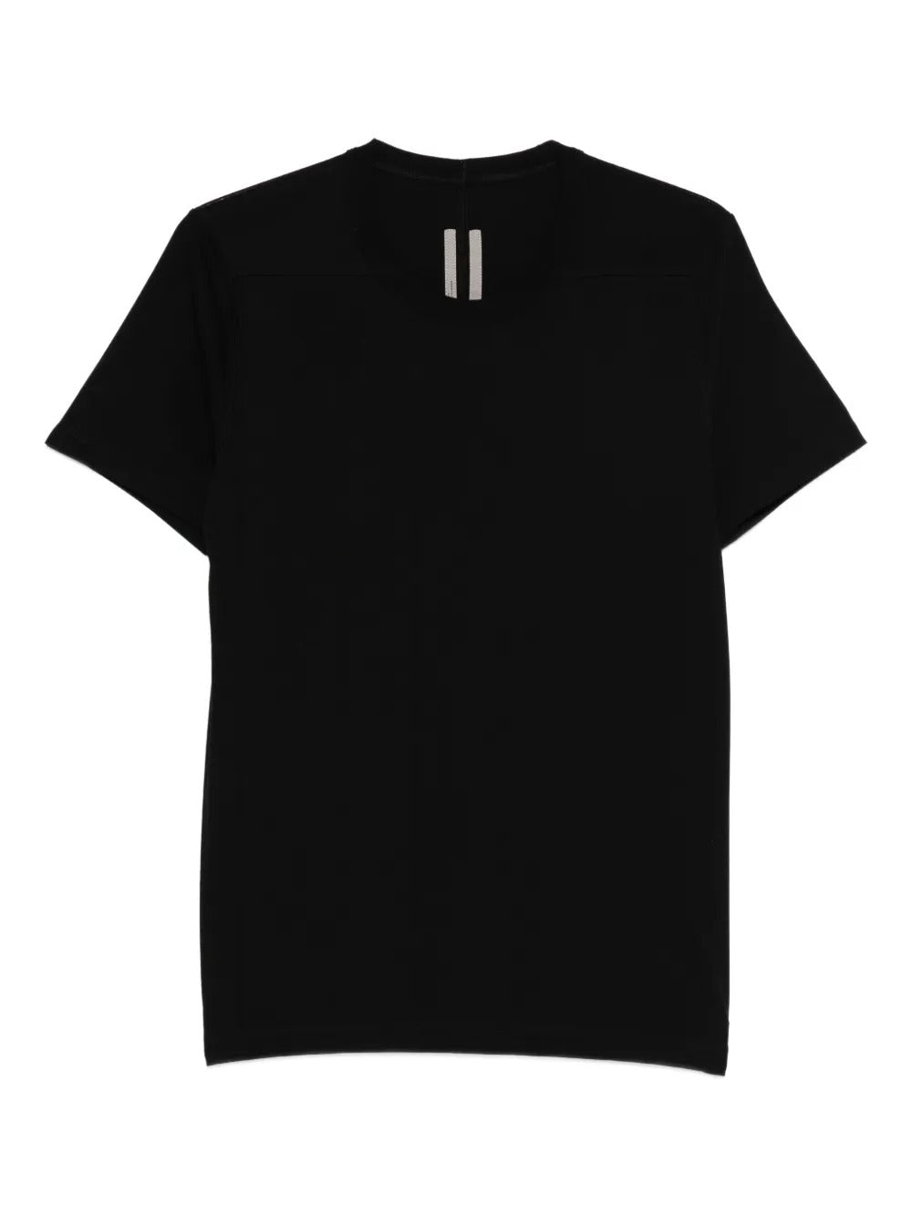 Black t-shirts, front view