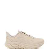 Tan shoes, front view