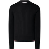 Black knitwear, front view