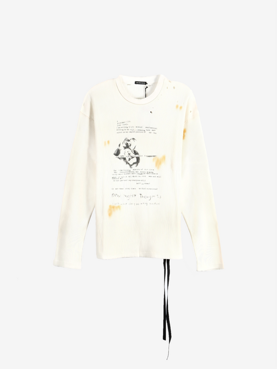 Tan t-shirt, front view