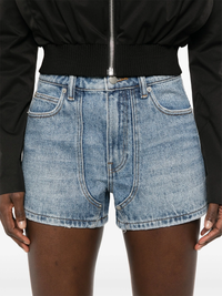 ALEXANDER WANG - Women Crystal Pattern High Waisted Carpenter Short