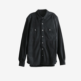 Black shirt, front view