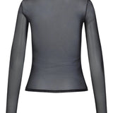 Black top, black view