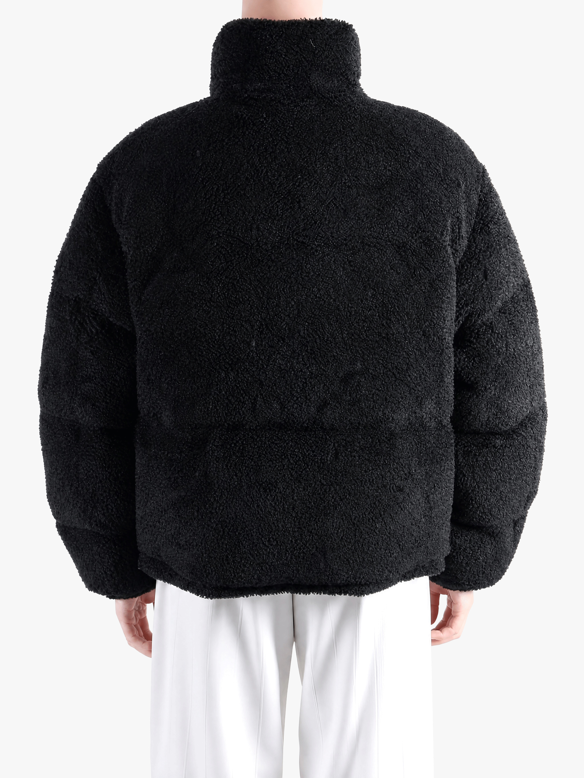 Black jacket, full body view