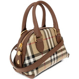 Tan bag, front view