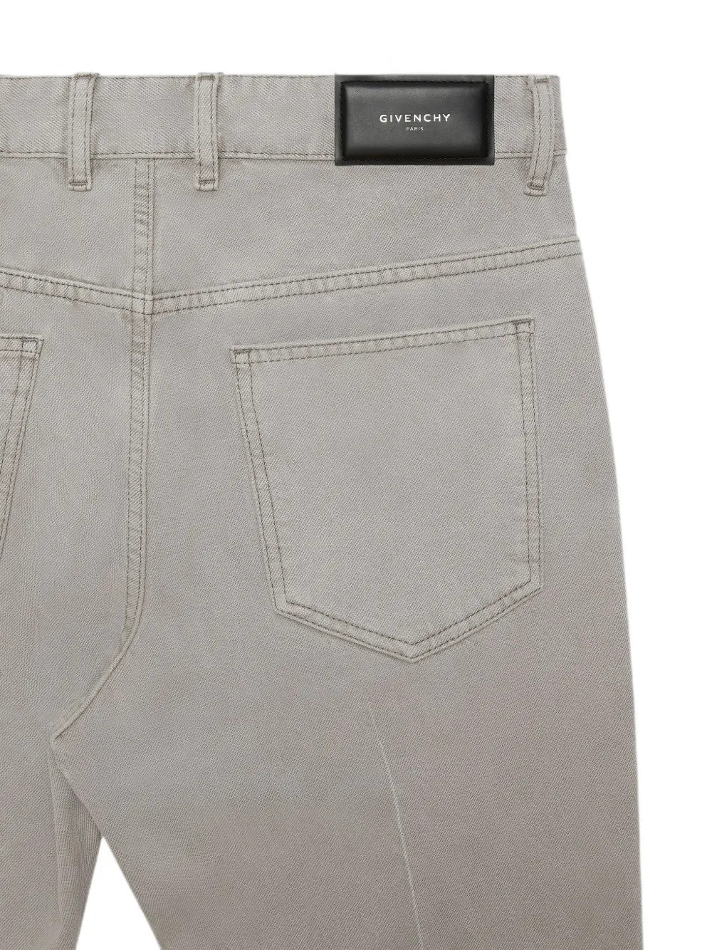 Close up of Grey pants, showing detail