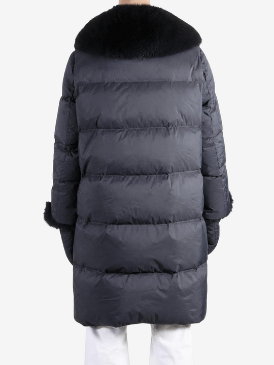 Black jacket, full body view