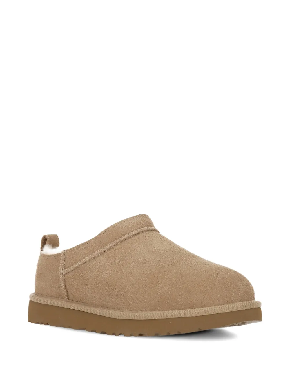 Brown boots, side view