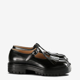 Black shoes,side view