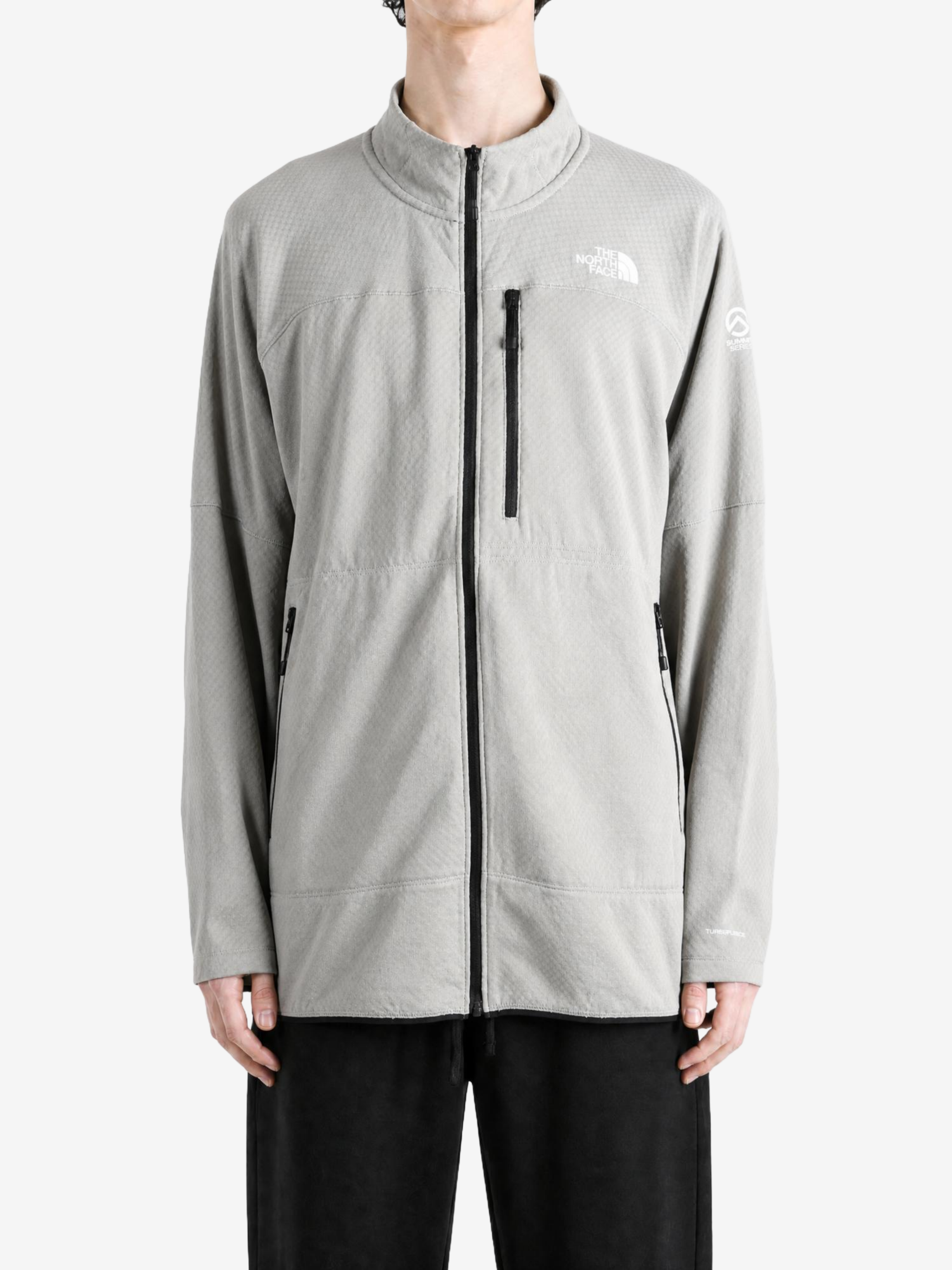 Grey jacket, front view