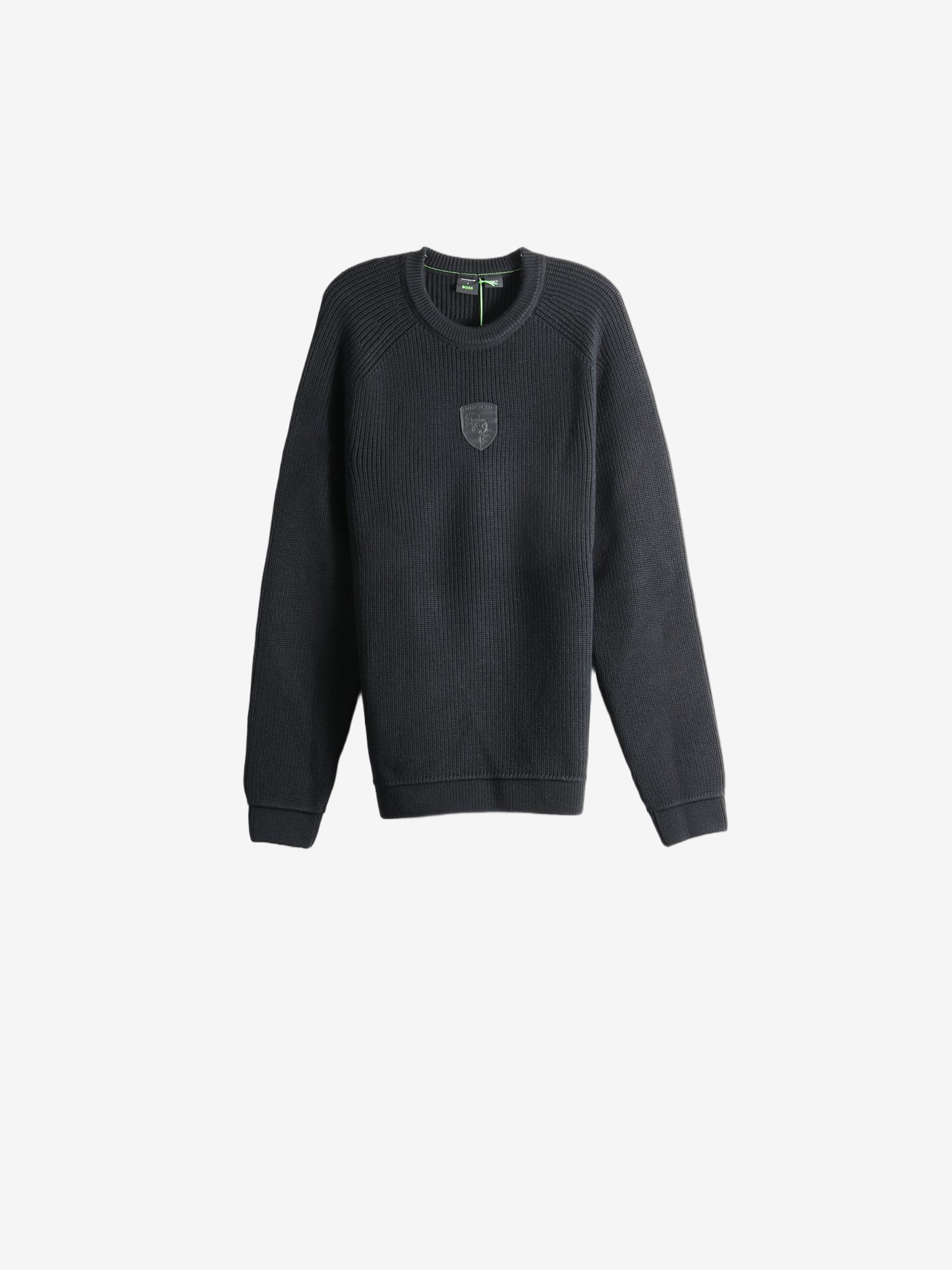 Black hoodie, front view