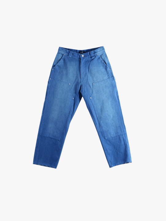 Blue pants, front view