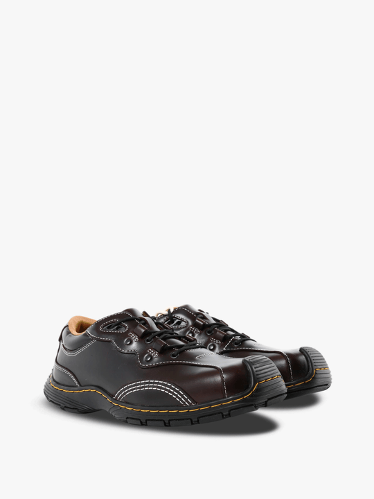 Brown shoes, front view