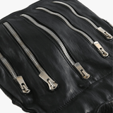 Close up of Black bag, showing detail