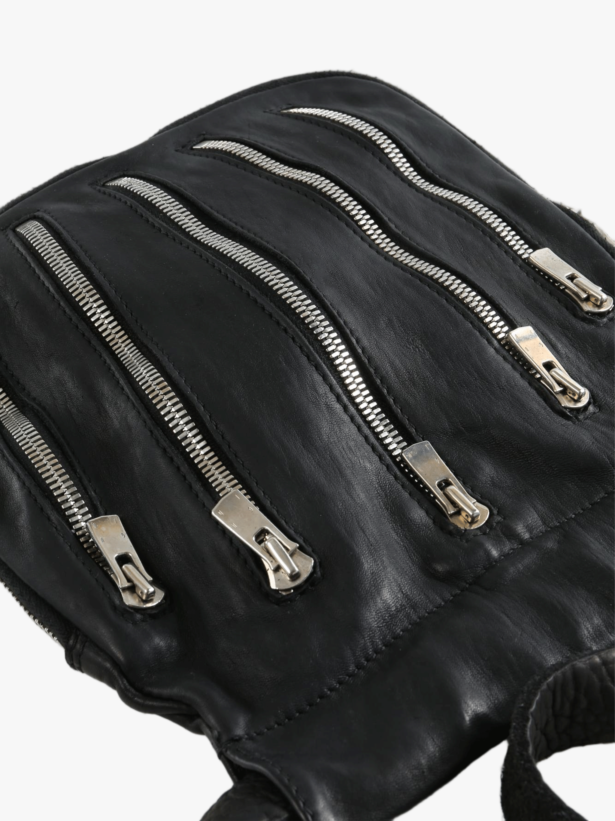 Close up of Black bag, showing detail