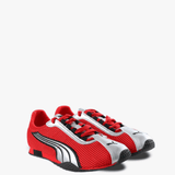 Red shoes, front view