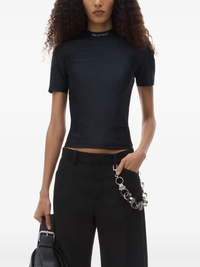 T BY ALEXANDER WANG - Women SS W/ Mock Neck Rashguard Top