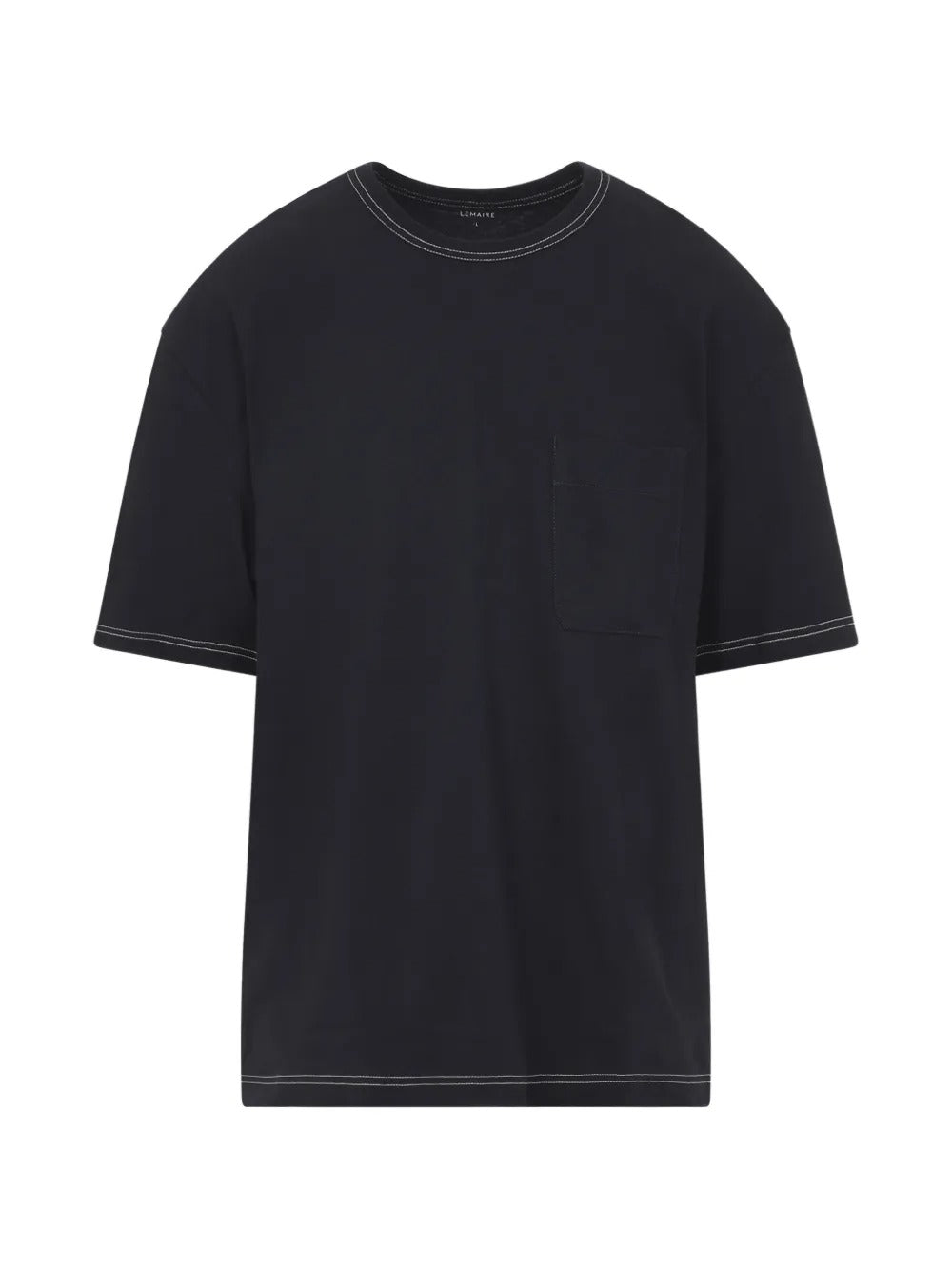 Black t-shirts, front view