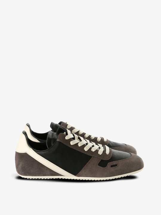 Brown sneakers, front view