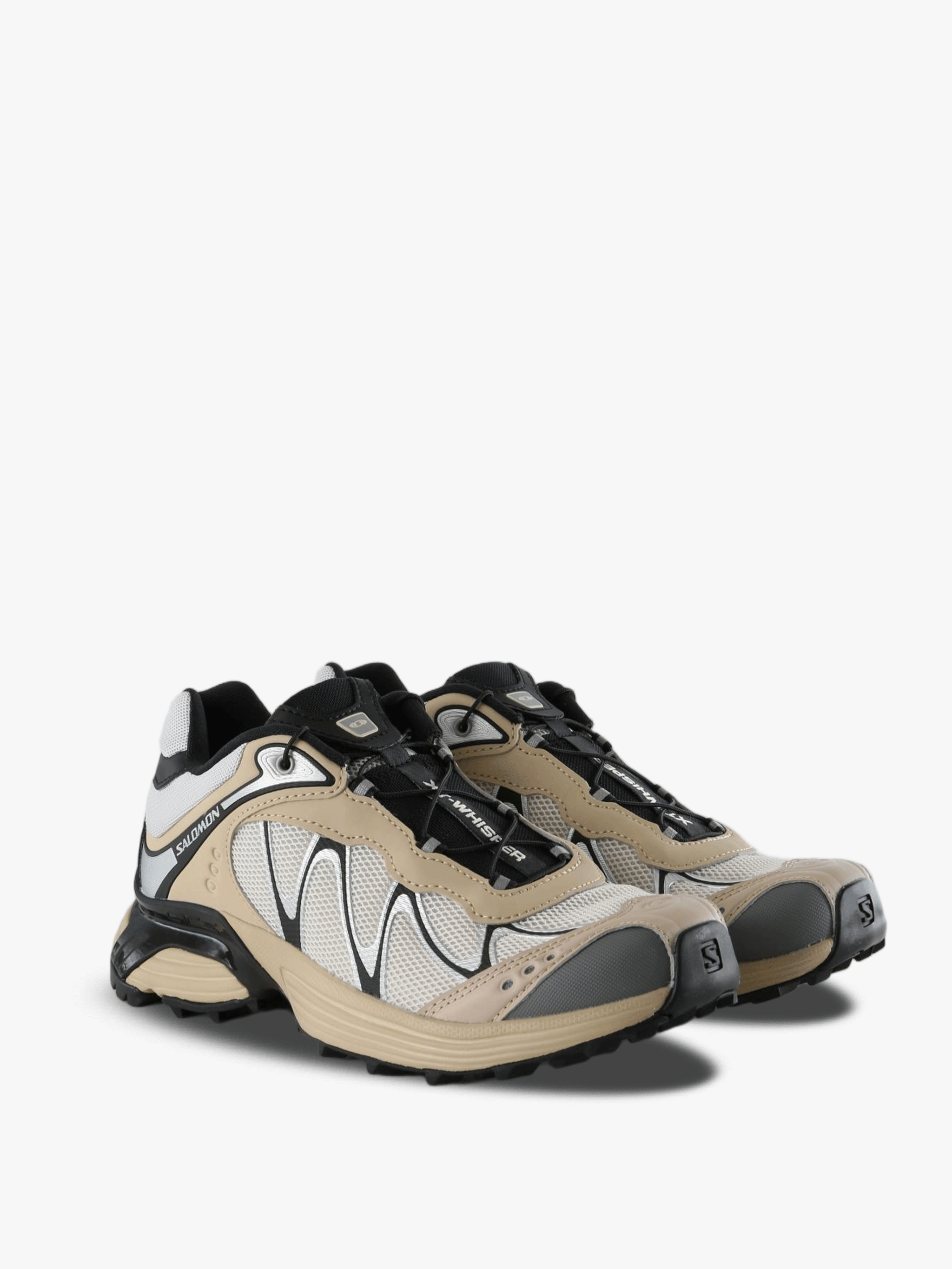 Tan shoes, front view