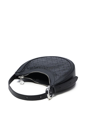 MARINE SERRE - Women Moonogram Embossed Leather Eclips Mini Bag