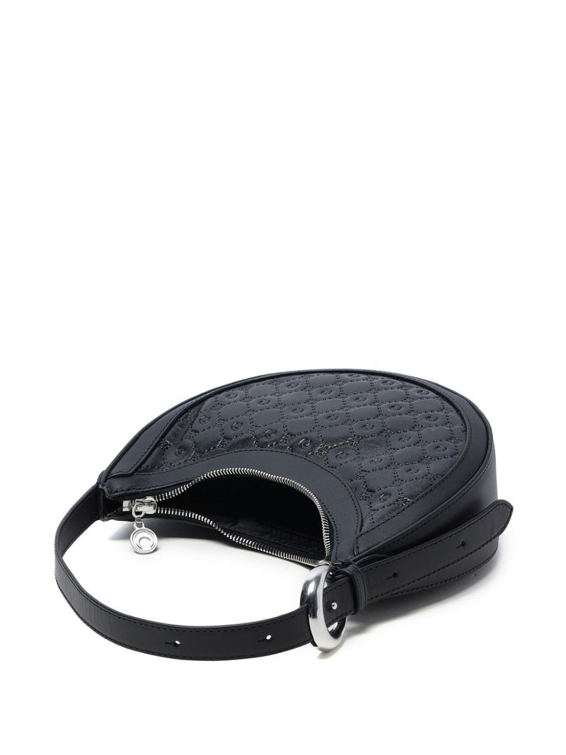 MARINE SERRE - Women Moonogram Embossed Leather Eclips Mini Bag