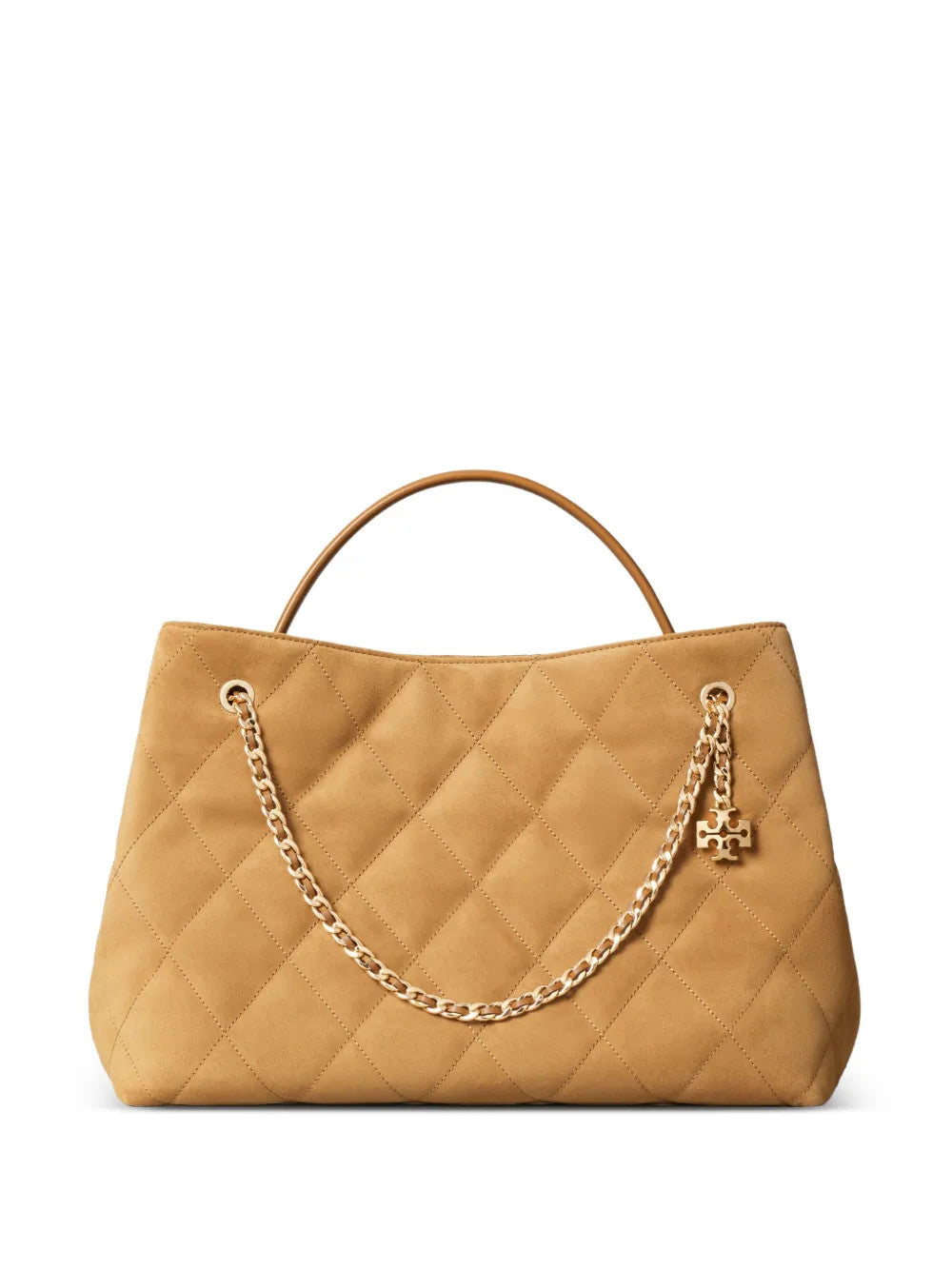 Tan bag, front view