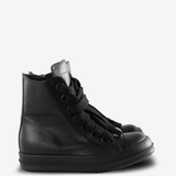 Black shoes, side view