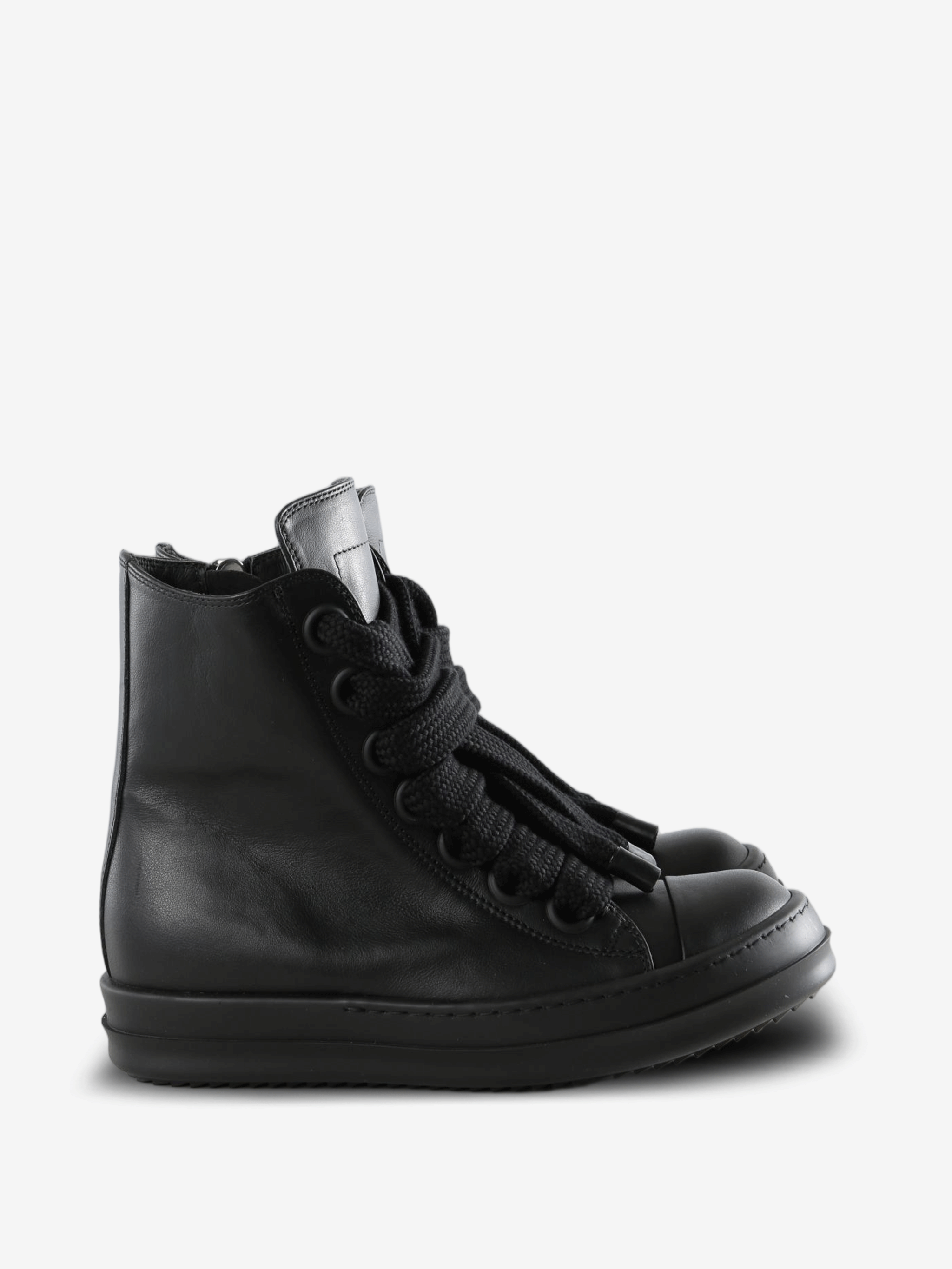 Black shoes, side view