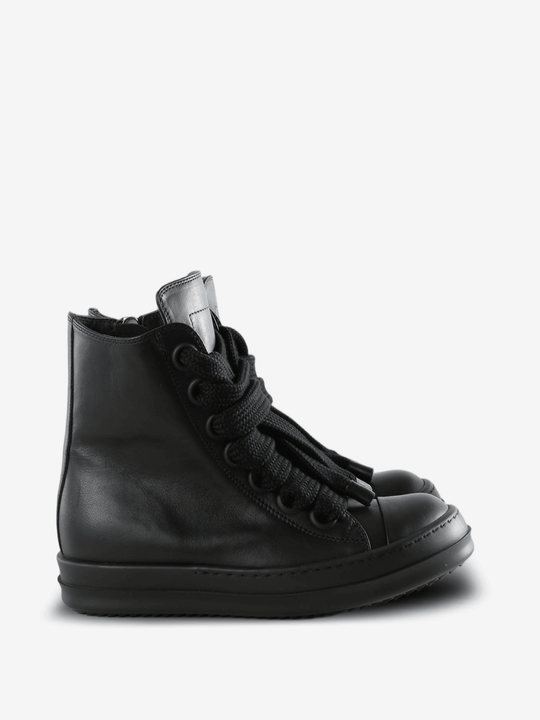 Black shoes, side view
