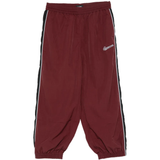 Burgundy pants, front view