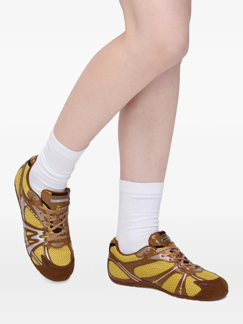 Yellow shoes, front view