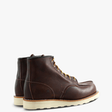 Brown boots, side view