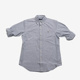 Blue shirt, front view