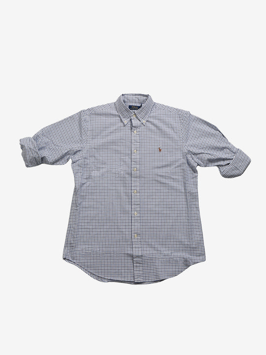 Blue shirt, front view