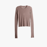 Brown t-shirt, front view