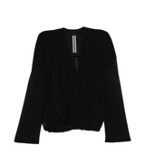 Black jacket, front view