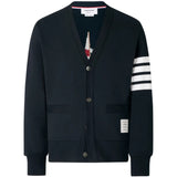 Navy knitwear, front view