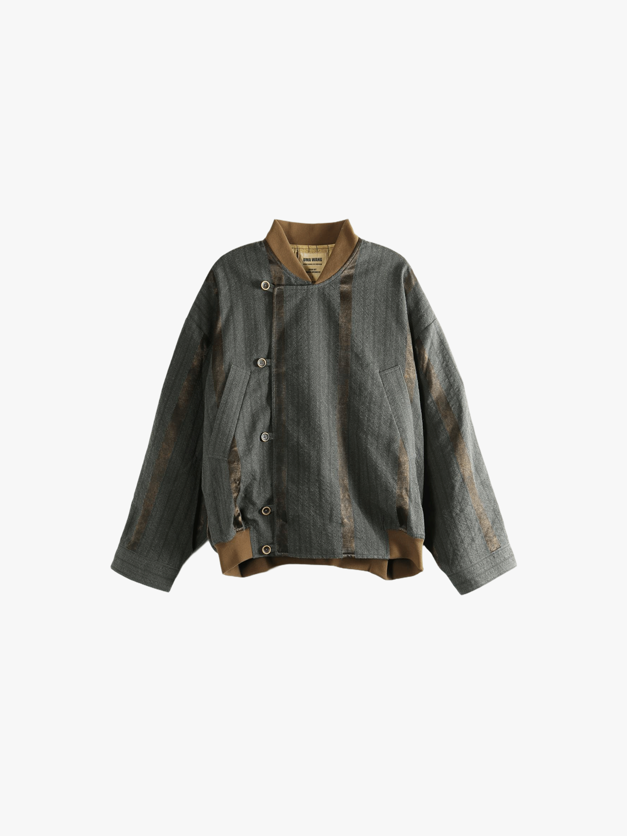 Grey jacket, front view