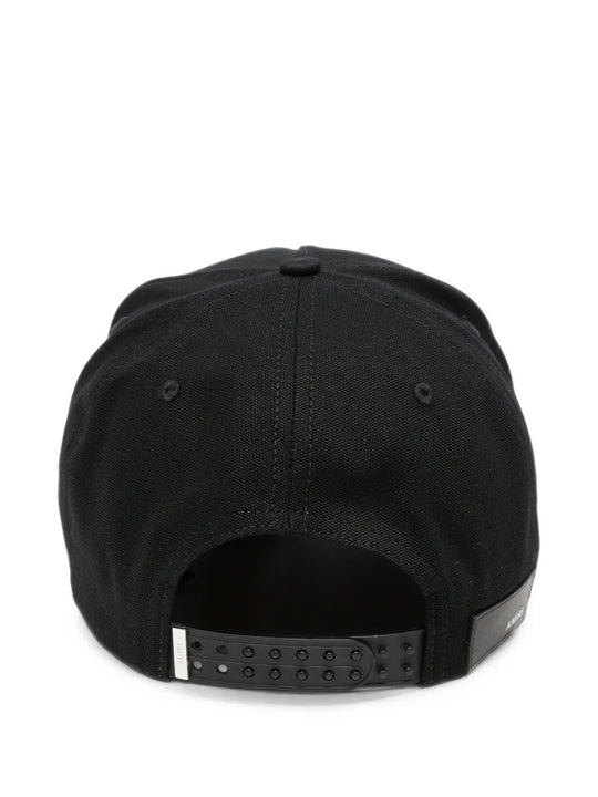 Black hat, back view
