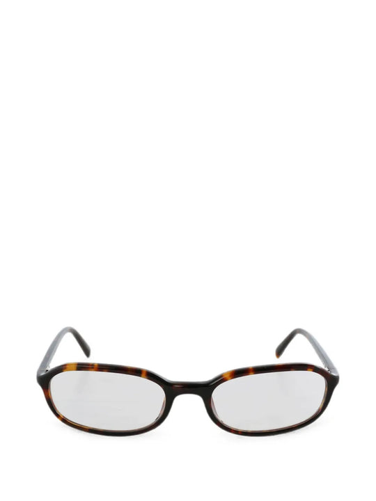 Brown eyewear, front view