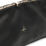 MA+ - Unisex Chain Silver Rim Small Pochette Bag