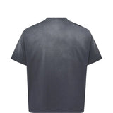Grey shirt, back view