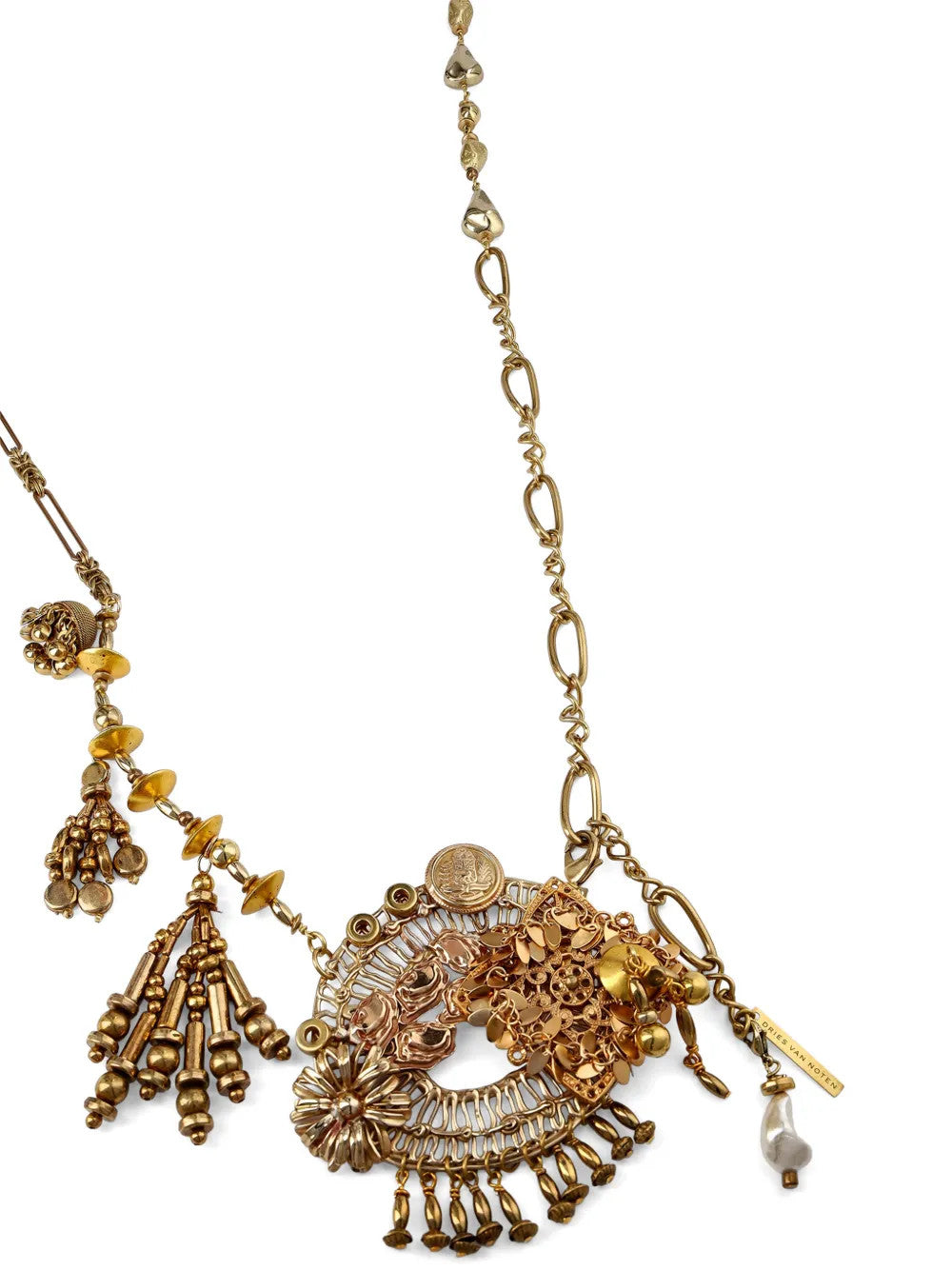 Brown jewelry, front view
