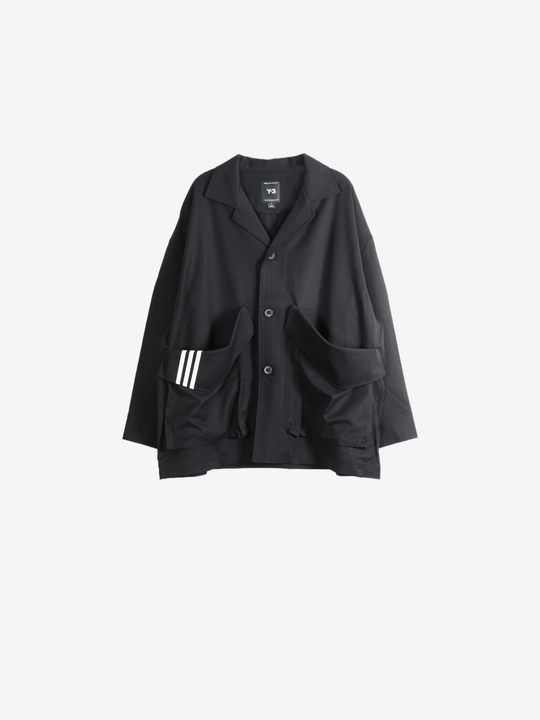 Black jacket, front view