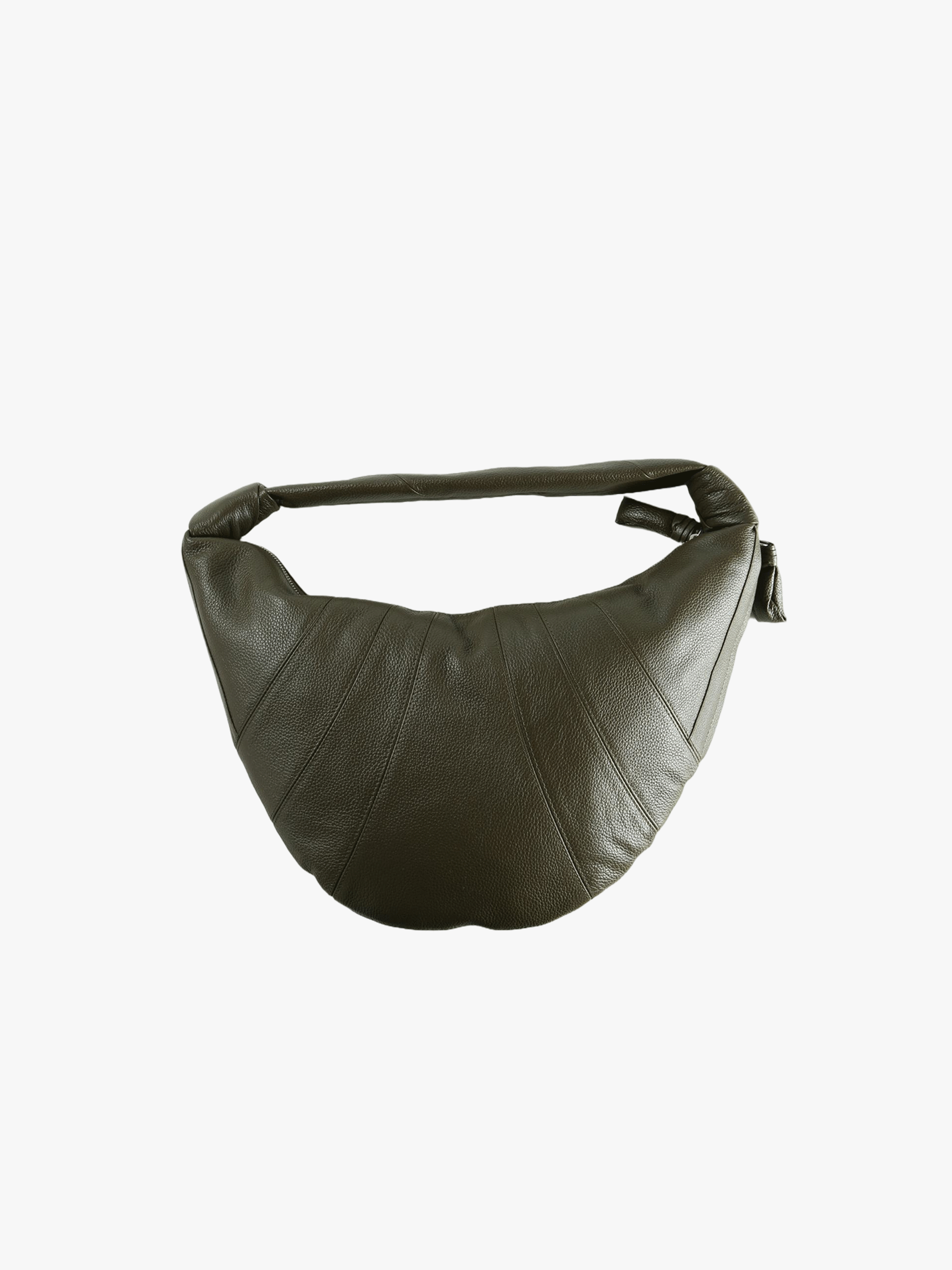 Green bag, front view