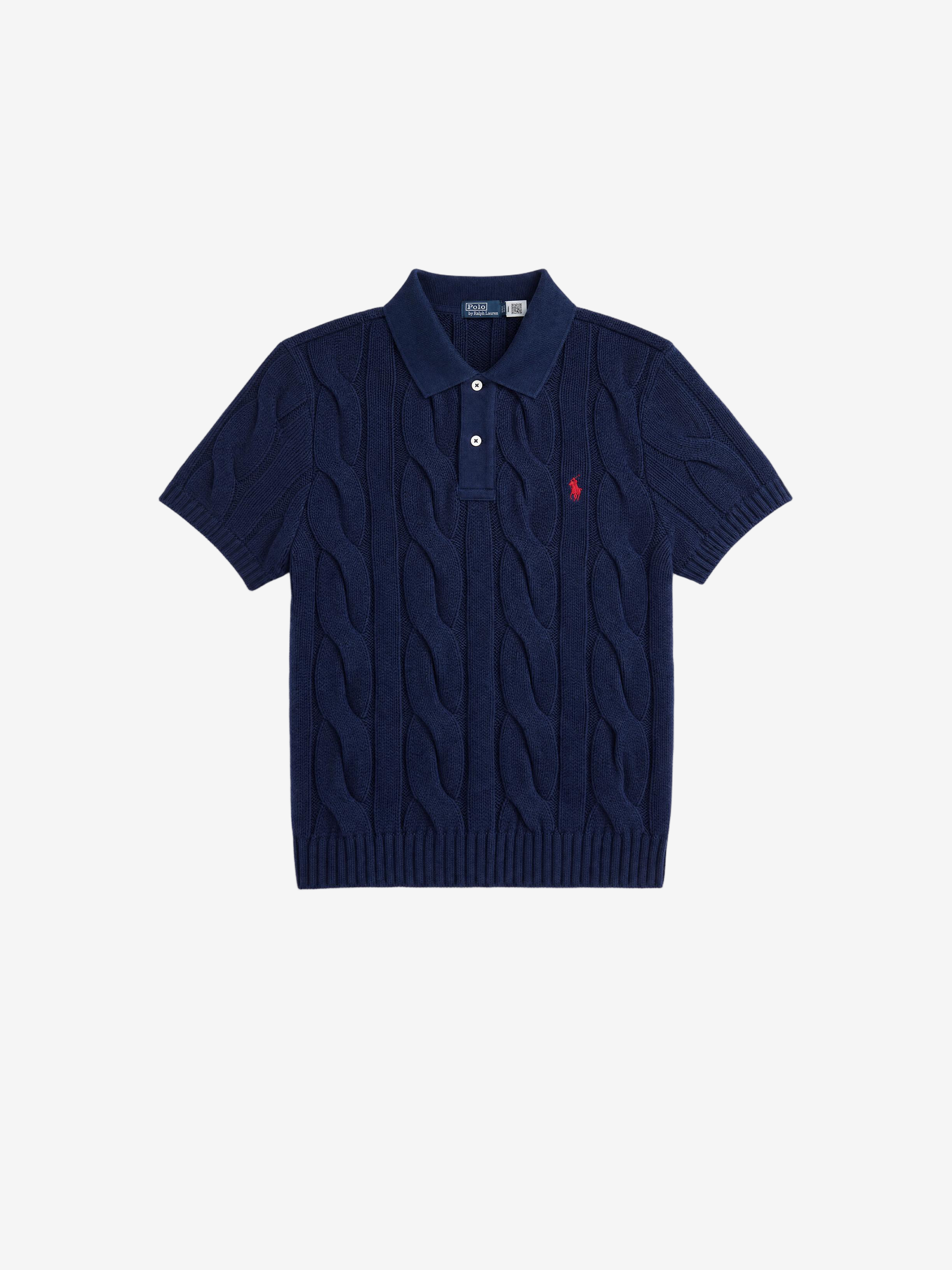 Navy t-shirt, front view