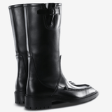 Black boots, side view